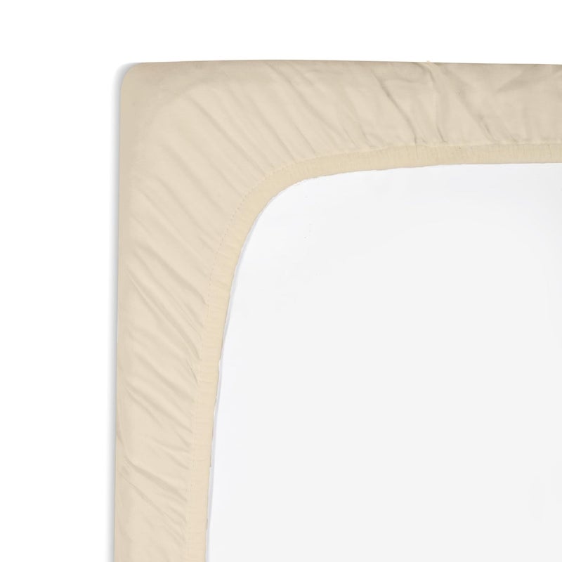 MakeMake Organics Organic Portable Changing Pad GOTS Certified Organic Cotton Fill Portable Diaper Changing Mat Diaper Clutch Changing Station Kit Compact Travel Pad (33"x34", Solid Oat) - Image 5